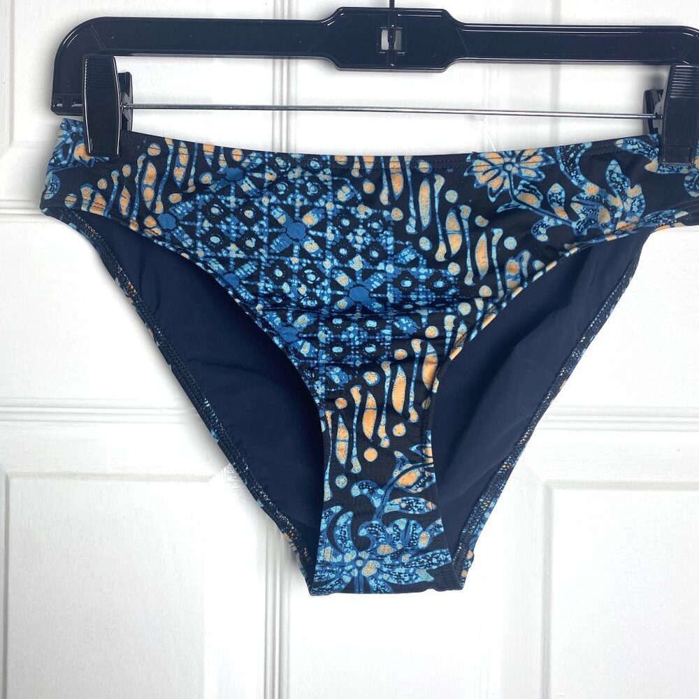 Ulla Johnson NWT Dani Bikini Bottom Pattern Azure Size Small Tropical  B21 - Picture 6 of 14